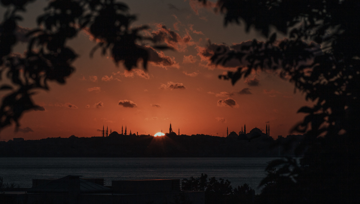 Soaking in the Sunset in Bodrum, Turkey