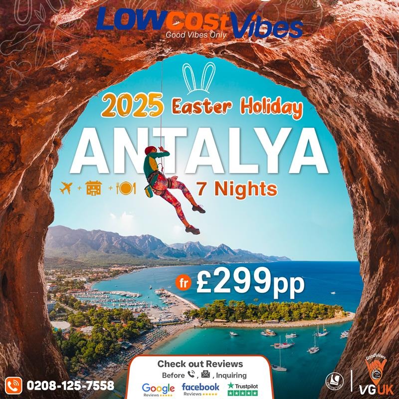 Antalya Turkey Holiday Packages - Low Cost Vibes