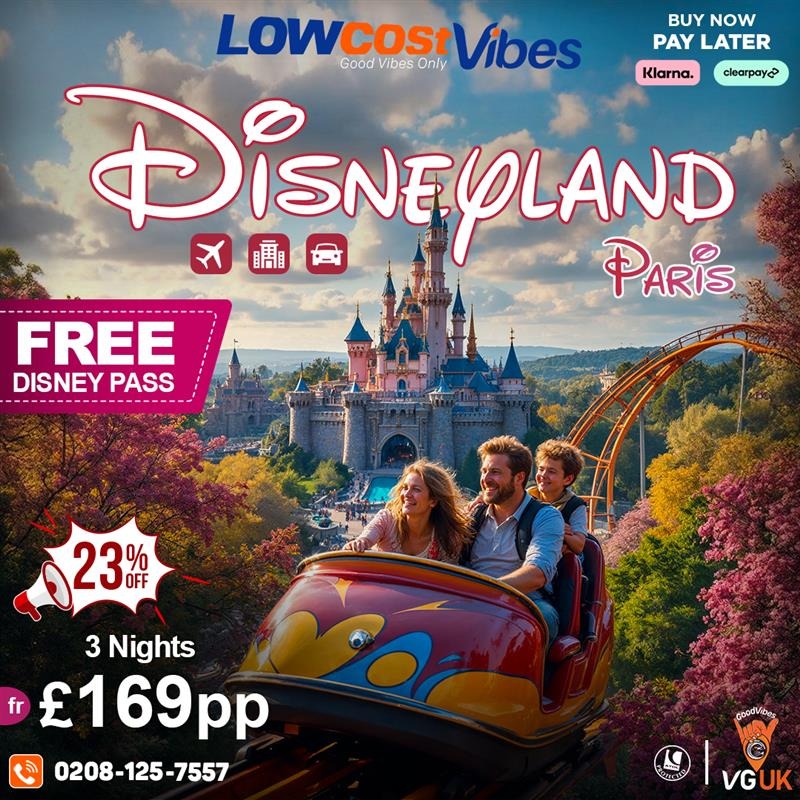 Disneyland Paris Packages with Park Tickets - Low Cost Vibes